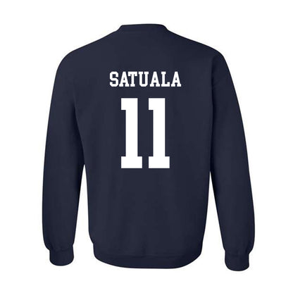 BYU - NCAA Football : Faletau Satuala - Generic Shersey Crewneck Sweatshirt-1