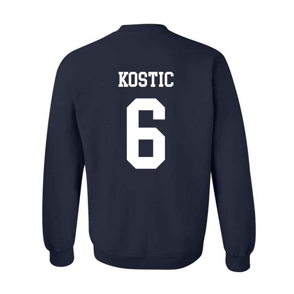 BYU - NCAA Men's Basketball : Aleksej Kostic - Generic Shersey Crewneck Sweatshirt-1