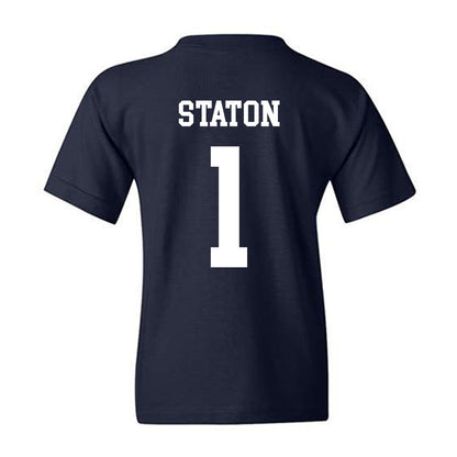BYU - NCAA Men's Basketball : Xavion Staton - Generic Shersey Youth T-Shirt-1
