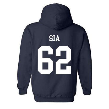 BYU - NCAA Football : Jr Sia - Generic Shersey Hooded Sweatshirt-1