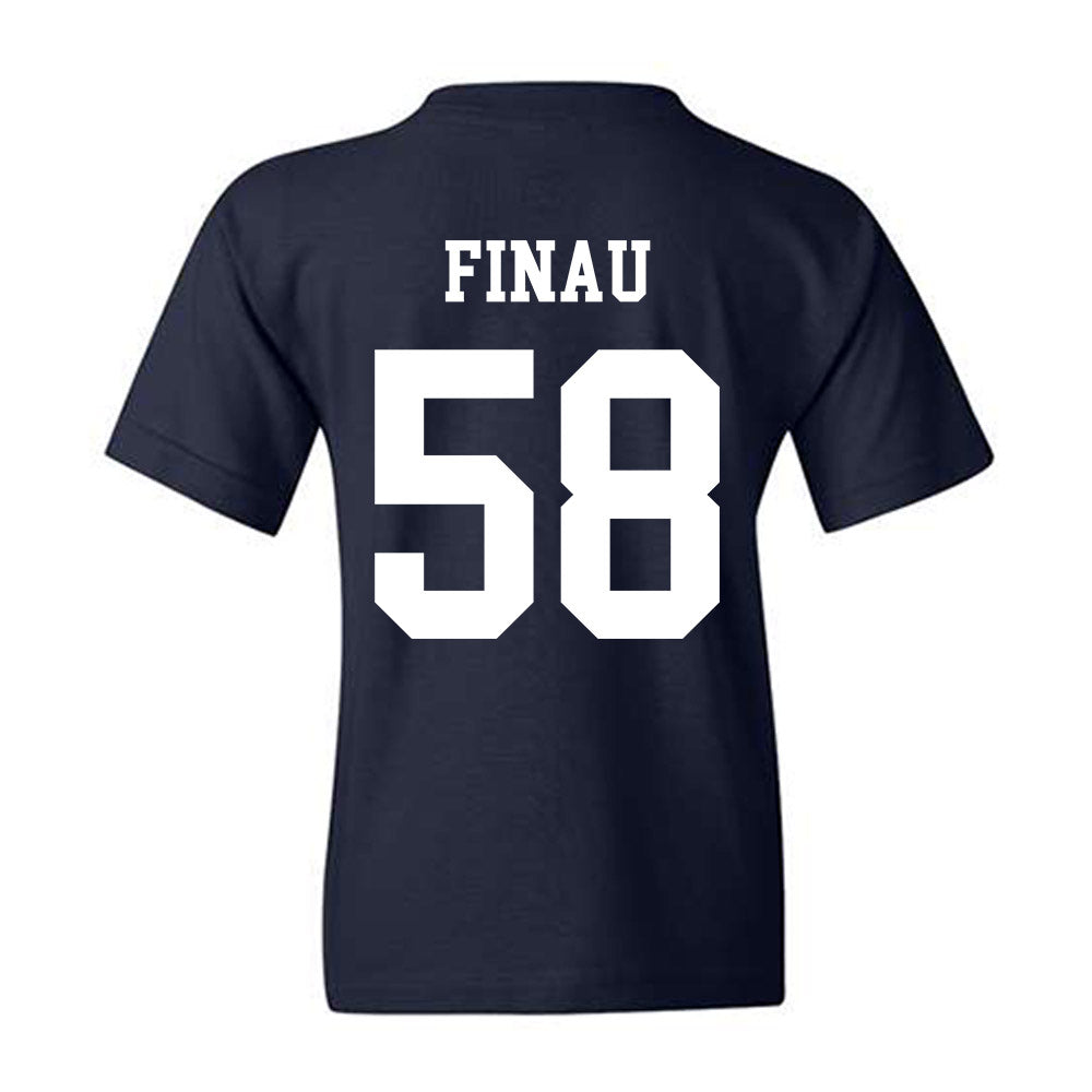 BYU - NCAA Football : Paki Finau - Generic Shersey Youth T-Shirt-1