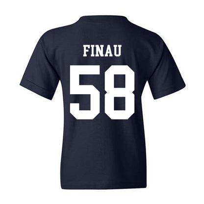 BYU - NCAA Football : Paki Finau - Generic Shersey Youth T-Shirt-1