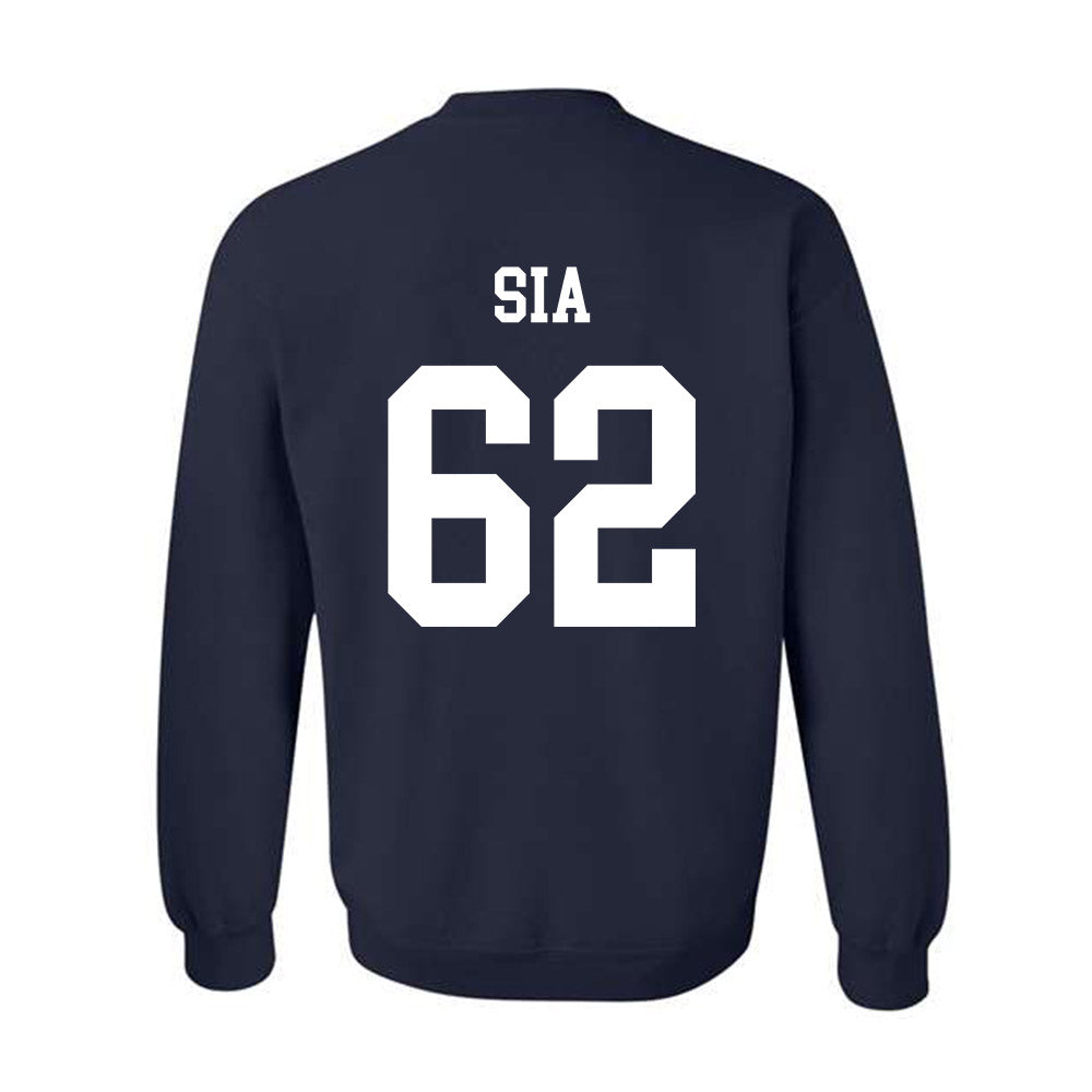 BYU - NCAA Football : Jr Sia - Generic Shersey Crewneck Sweatshirt-1