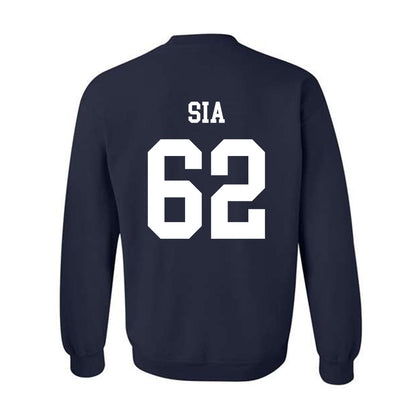 BYU - NCAA Football : Jr Sia - Generic Shersey Crewneck Sweatshirt-1