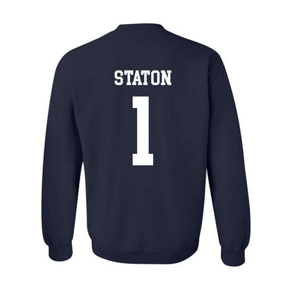 BYU - NCAA Men's Basketball : Xavion Staton - Generic Shersey Crewneck Sweatshirt-1