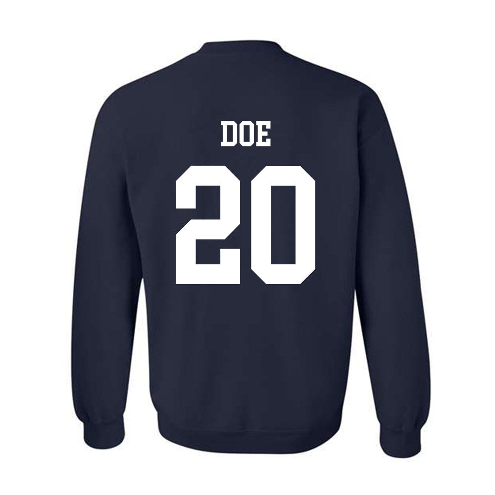 BYU - NCAA Football : Kevin Doe - Generic Shersey Crewneck Sweatshirt-1
