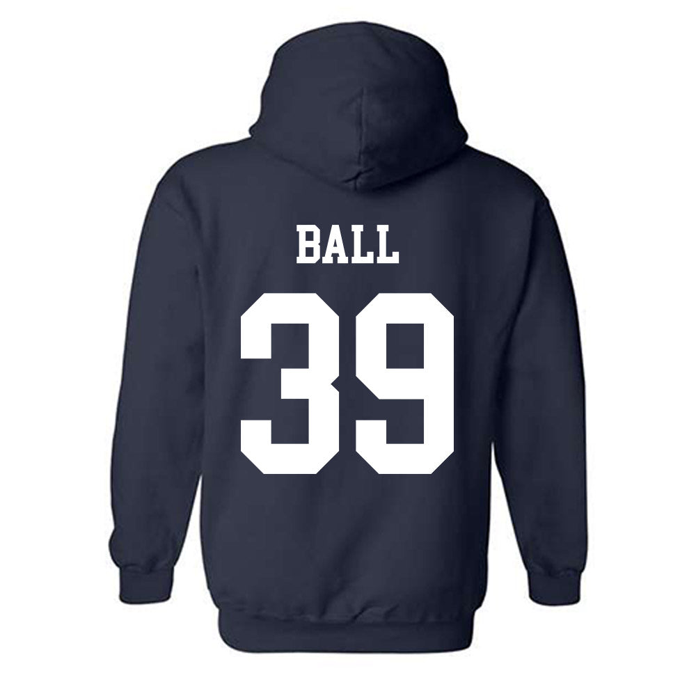 BYU - NCAA Baseball : Bryant Ball - Generic Shersey Hooded Sweatshirt-1