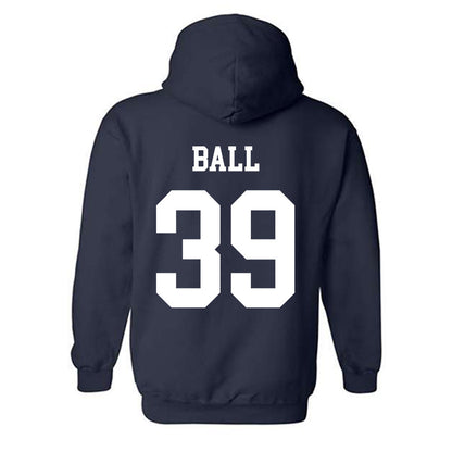 BYU - NCAA Baseball : Bryant Ball - Generic Shersey Hooded Sweatshirt-1