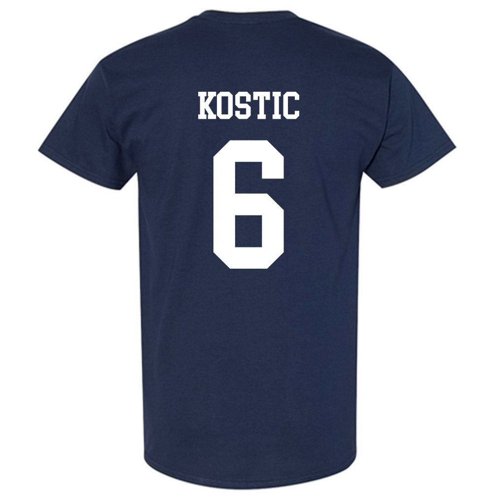 BYU - NCAA Men's Basketball : Aleksej Kostic - Generic Shersey T-Shirt-1