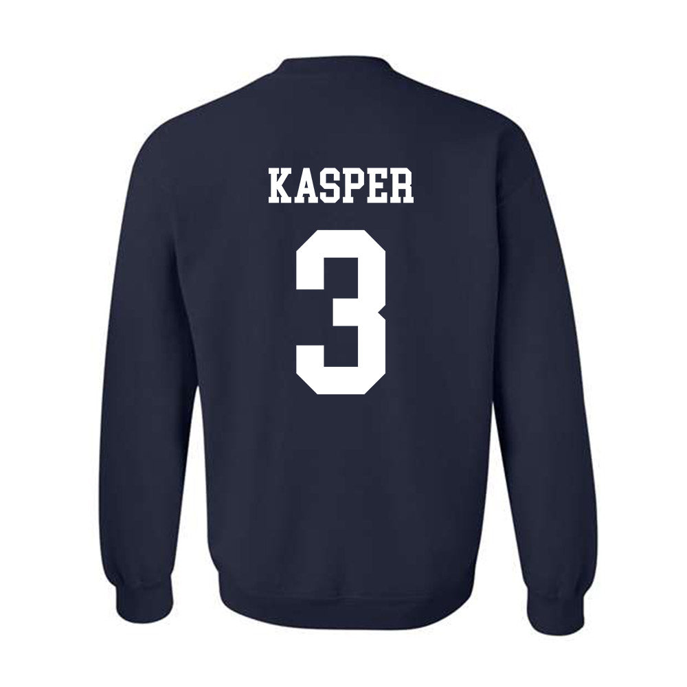 BYU - NCAA Football : Kyler Kasper - Generic Shersey Crewneck Sweatshirt-1
