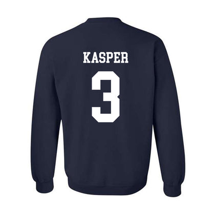 BYU - NCAA Football : Kyler Kasper - Generic Shersey Crewneck Sweatshirt-1