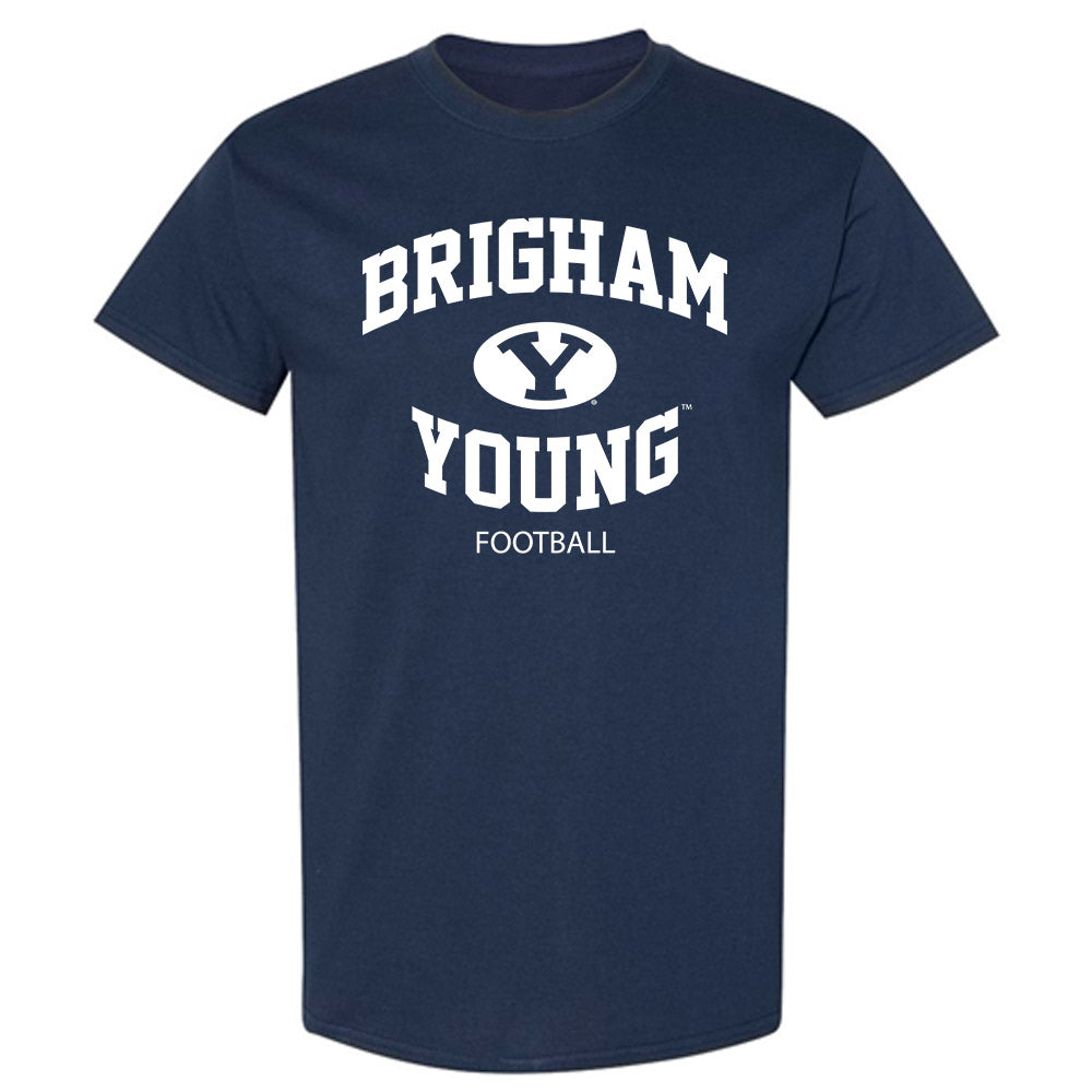 BYU - NCAA Football : Cannon DeVries - Generic Shersey T-Shirt-0