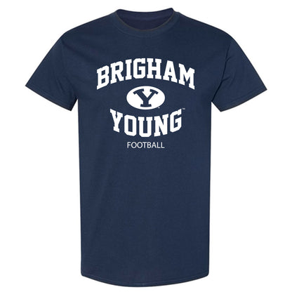 BYU - NCAA Football : Cannon DeVries - Generic Shersey T-Shirt-0