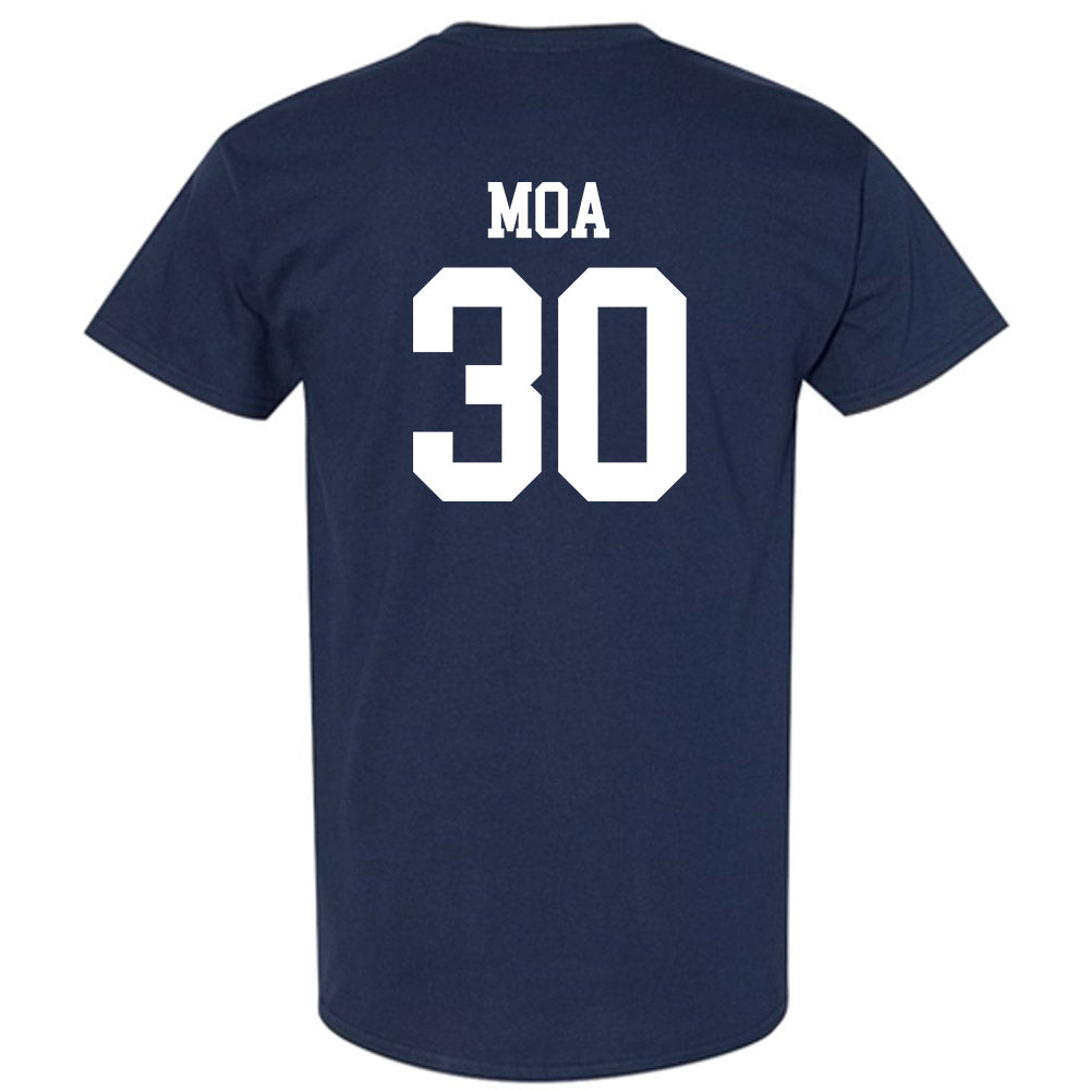 BYU - NCAA Football : Sione Moa - Sports Shersey T-Shirt-1