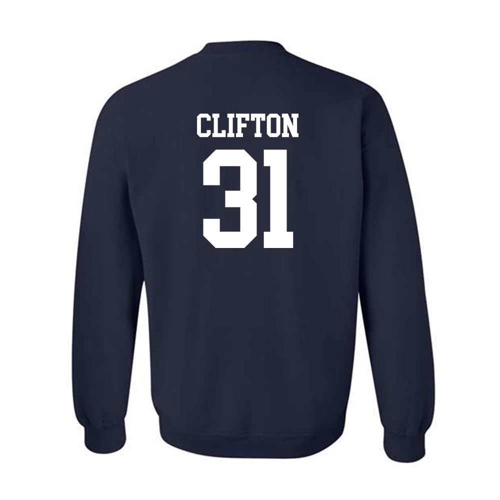 BYU - NCAA Football : Jake Clifton - Sports Shersey Crewneck Sweatshirt-1
