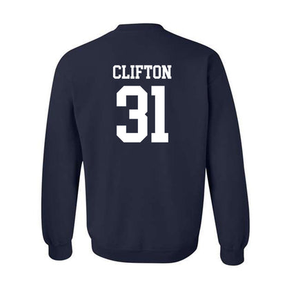 BYU - NCAA Football : Jake Clifton - Sports Shersey Crewneck Sweatshirt-1