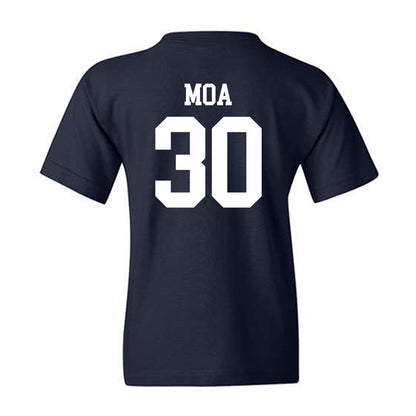 BYU - NCAA Football : Sione Moa - Sports Shersey Youth T-Shirt-1