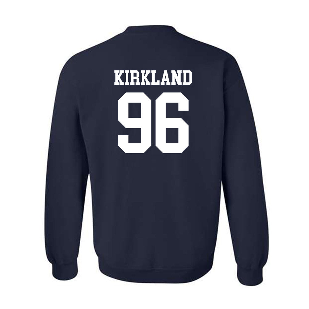 BYU - NCAA Football : Justin Kirkland - Sports Shersey Crewneck Sweatshirt-1