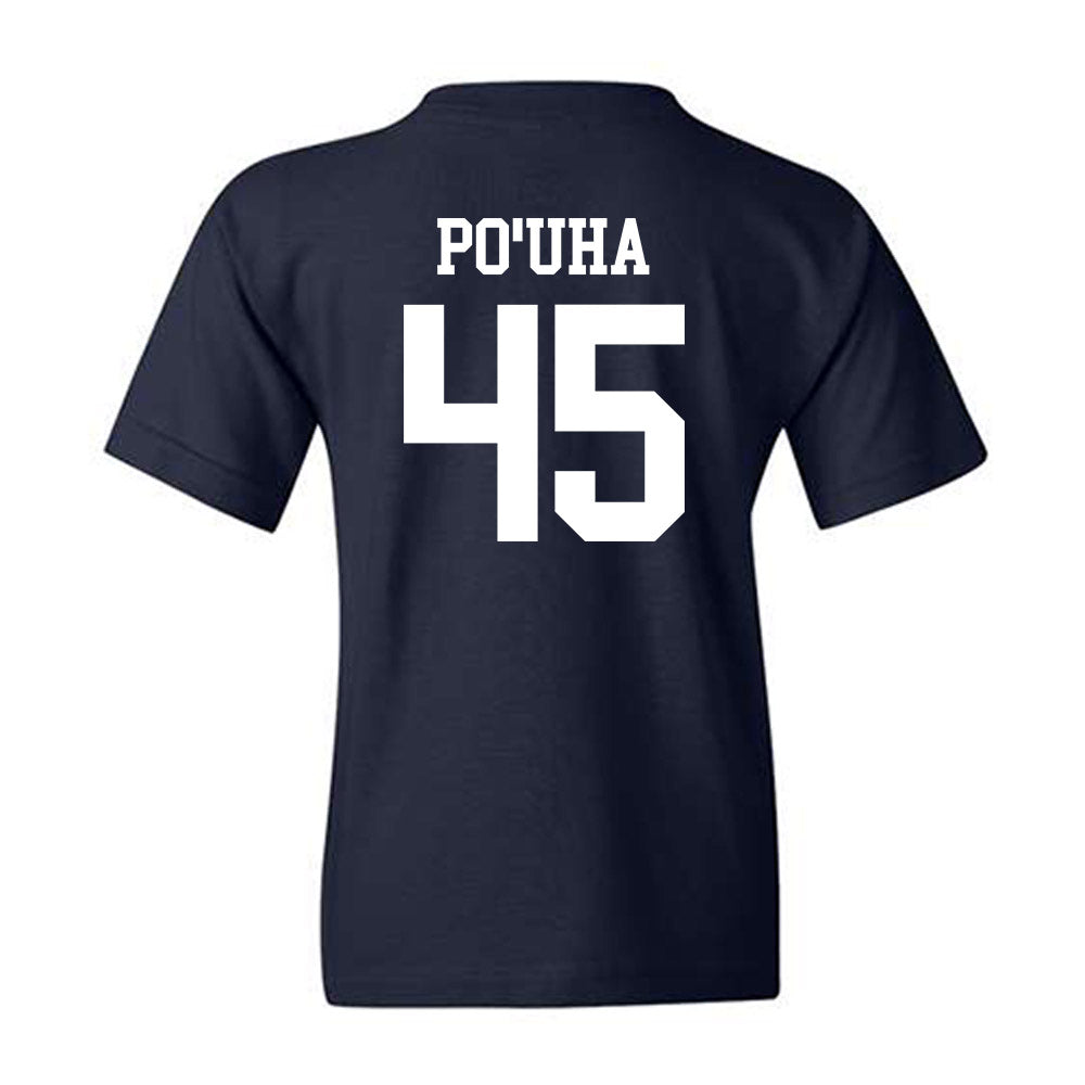 BYU - NCAA Football : Viliami Po'uha - Sports Shersey Youth T-Shirt-1