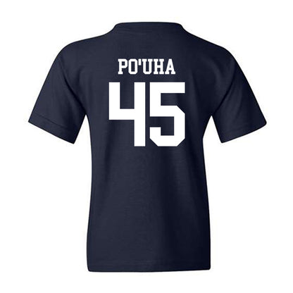 BYU - NCAA Football : Viliami Po'uha - Sports Shersey Youth T-Shirt-1