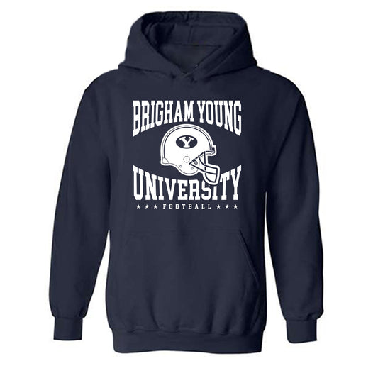 BYU - NCAA Football : Tommy Prassas - Sports Shersey Hooded Sweatshirt-0