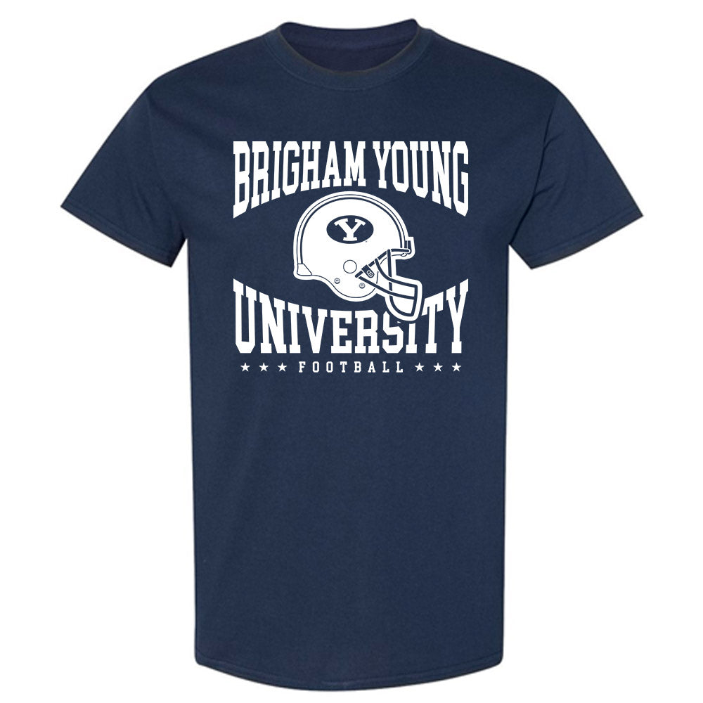 BYU - NCAA Football : Sione Moa - Sports Shersey T-Shirt-0