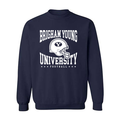 BYU - NCAA Football : Ethan Thomason - Sports Shersey Crewneck Sweatshirt-0