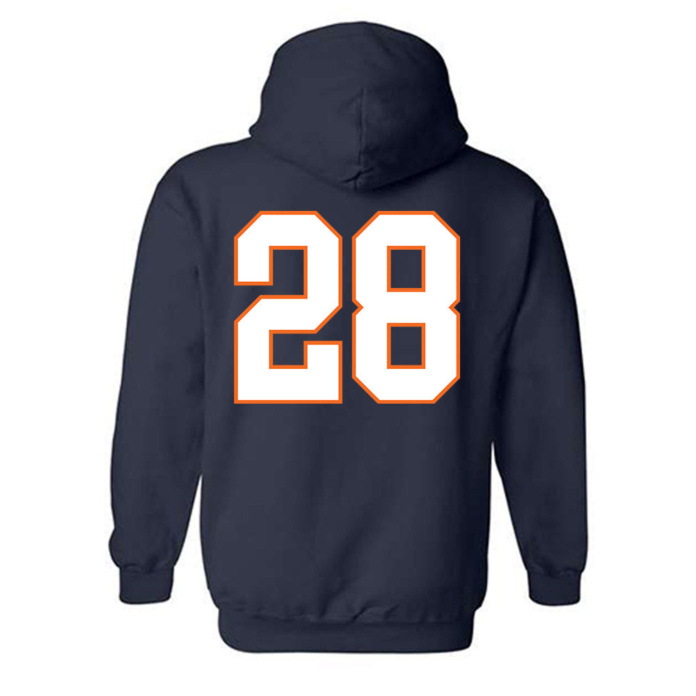 Virginia - NCAA Football : Noah Vaughn - Hooded Sweatshirt-1