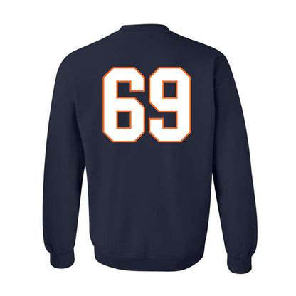 Virginia - NCAA Football : Ryan Brubaker - Crewneck Sweatshirt-1