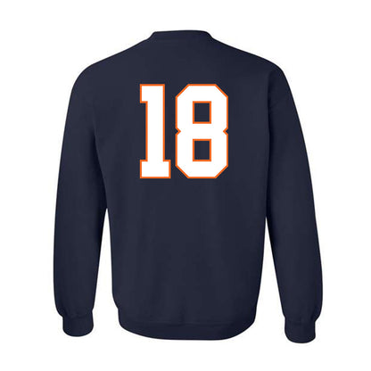Virginia - NCAA Football : Jalen McNair - Crewneck Sweatshirt-1