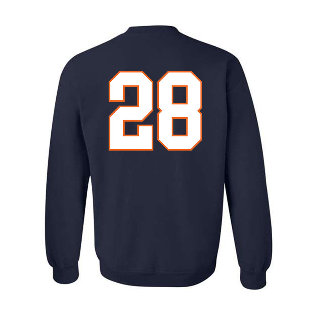 Virginia - NCAA Football : Noah Vaughn - Crewneck Sweatshirt-1