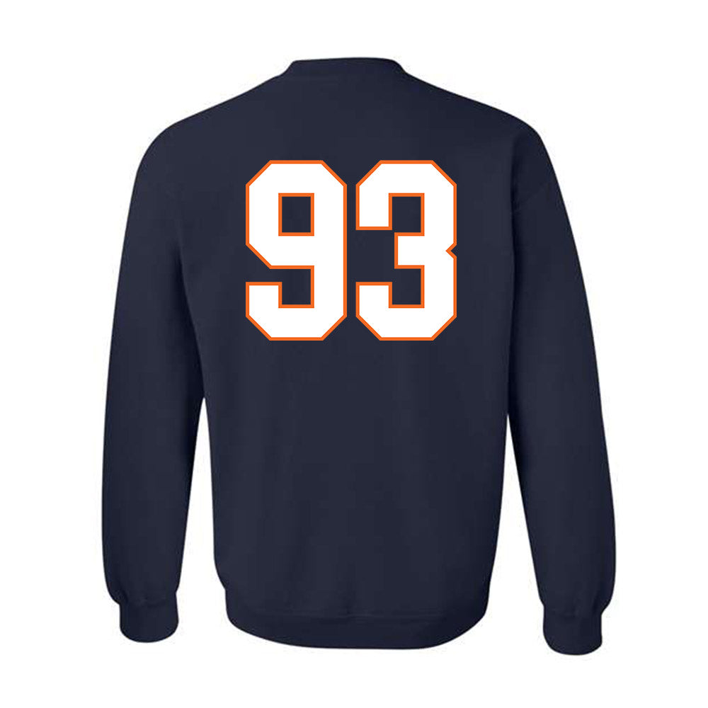 Virginia - NCAA Football : Billy Koudelka - Crewneck Sweatshirt-1