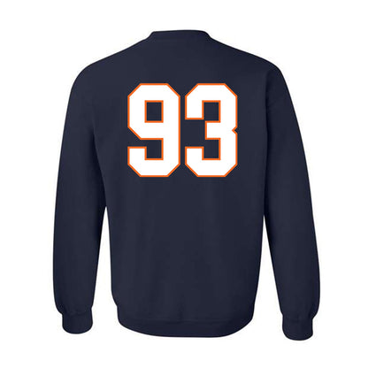 Virginia - NCAA Football : Billy Koudelka - Crewneck Sweatshirt-1