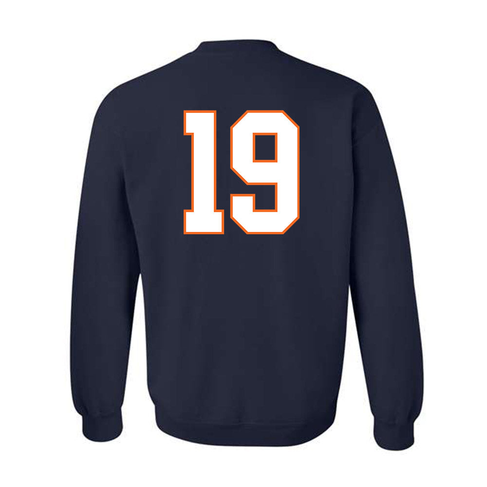 Virginia - NCAA Football : Evan Ward - Crewneck Sweatshirt-1