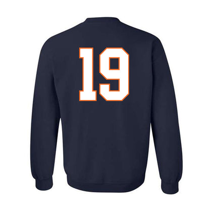 Virginia - NCAA Football : Evan Ward - Crewneck Sweatshirt-1