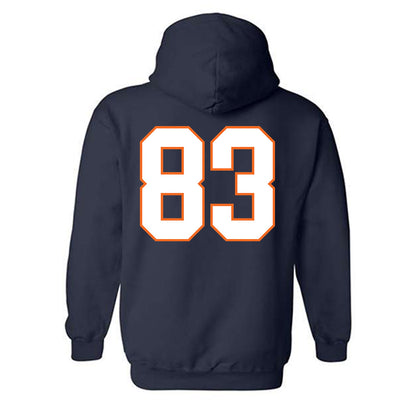 Virginia - NCAA Football : Willem Thurber - Hooded Sweatshirt-1
