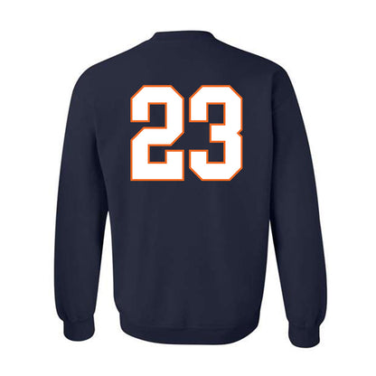 Virginia - NCAA Football : Jaylen Jones - Crewneck Sweatshirt-1