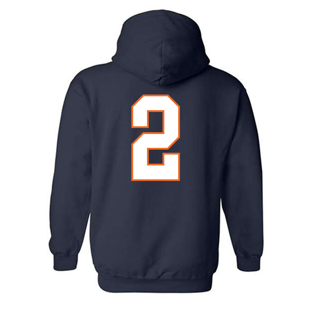 Virginia - NCAA Football : Donavon Platt - Hooded Sweatshirt-1