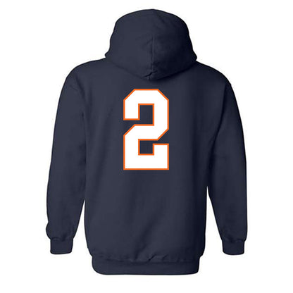 Virginia - NCAA Football : Donavon Platt - Hooded Sweatshirt-1