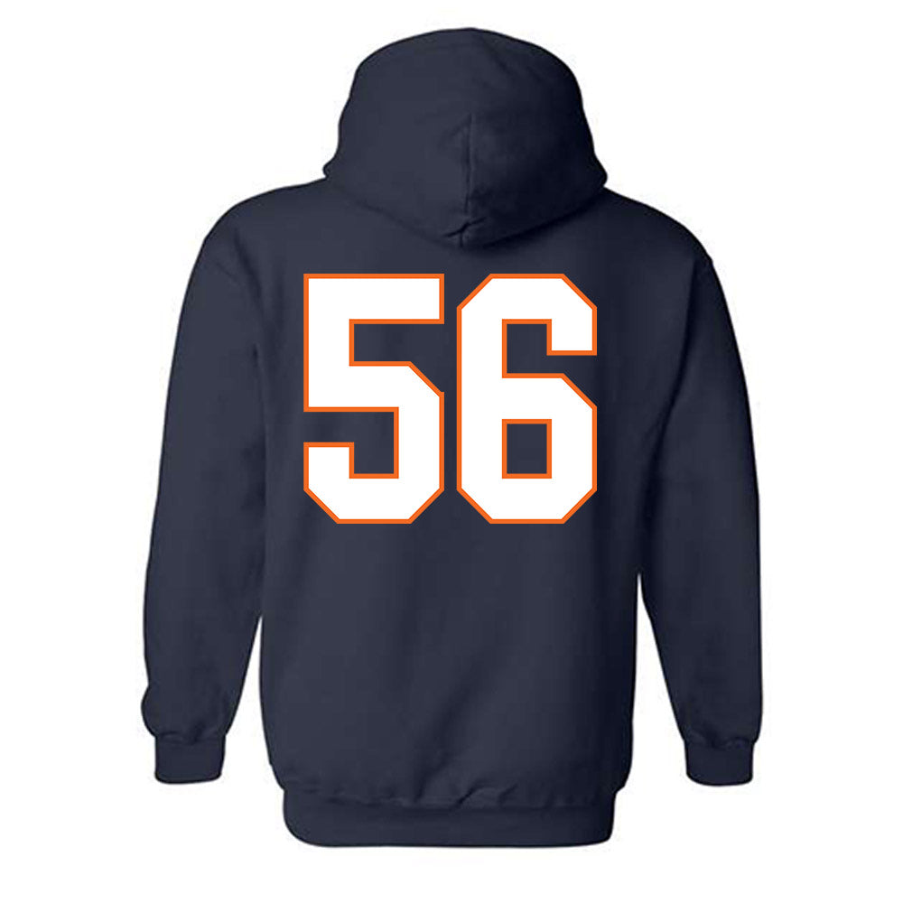 Virginia - NCAA Football : Tyler Simmons - Hooded Sweatshirt-1