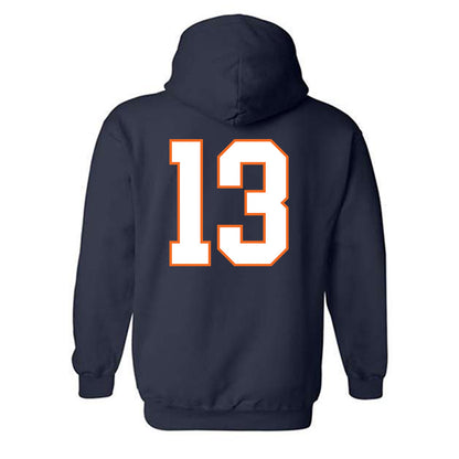 Virginia - NCAA Football : Myles Brown - Hooded Sweatshirt-1