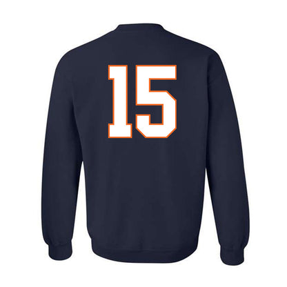 Virginia - NCAA Football : Dillon newton-short - Crewneck Sweatshirt-1