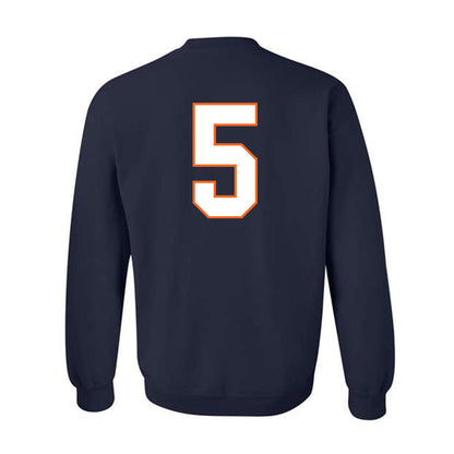 Virginia - NCAA Football : Kam Robinson - Crewneck Sweatshirt-1