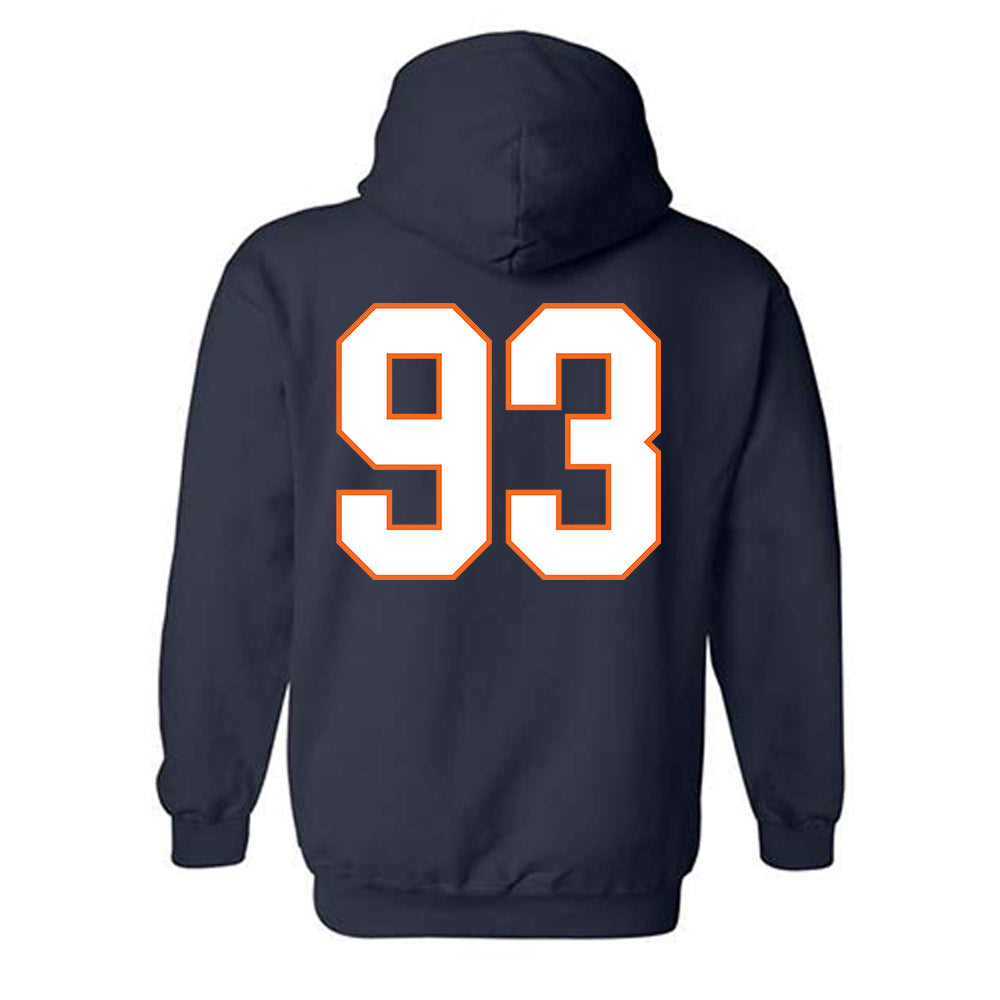 Virginia - NCAA Football : Billy Koudelka - Hooded Sweatshirt-1