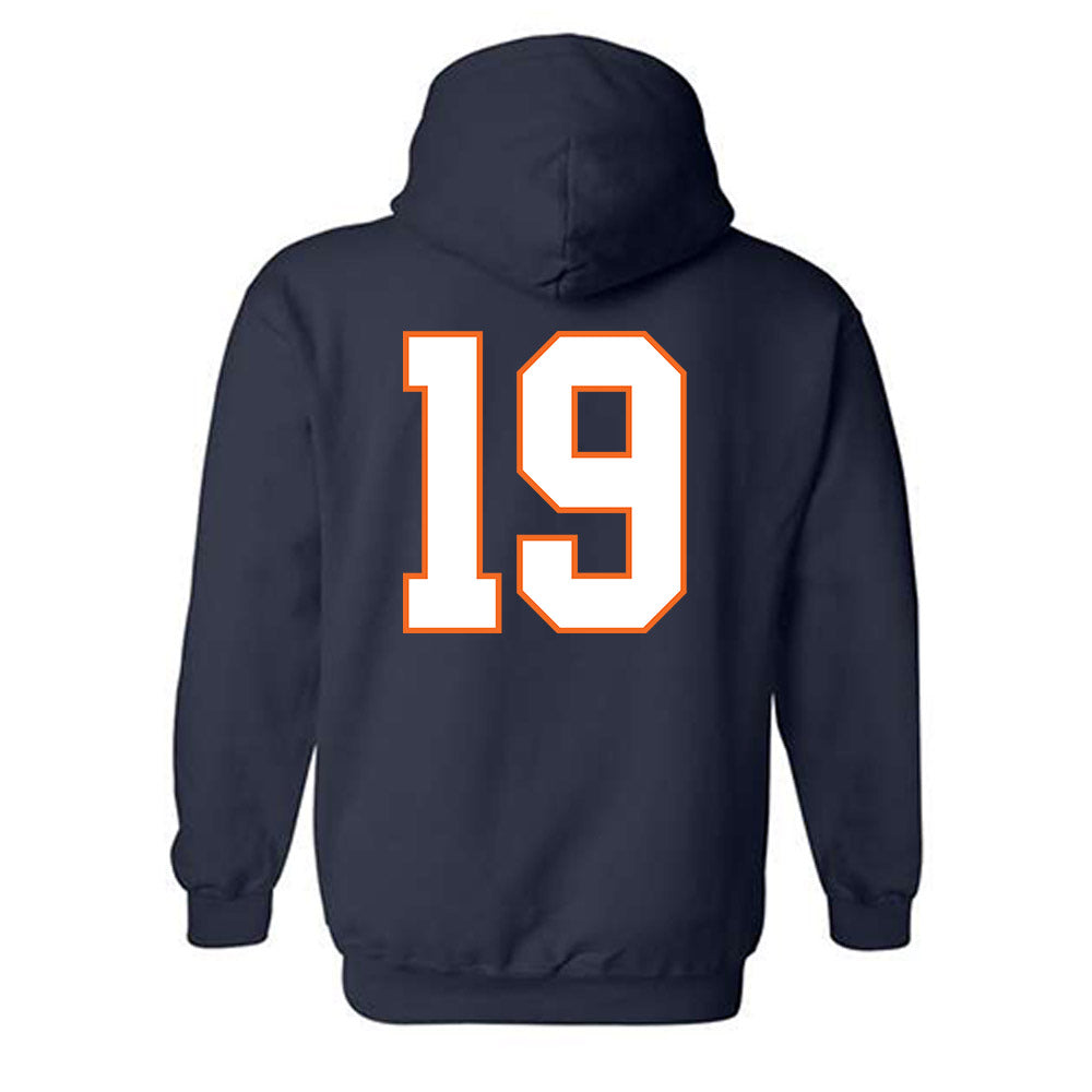 Virginia - NCAA Football : Evan Ward - Hooded Sweatshirt-1