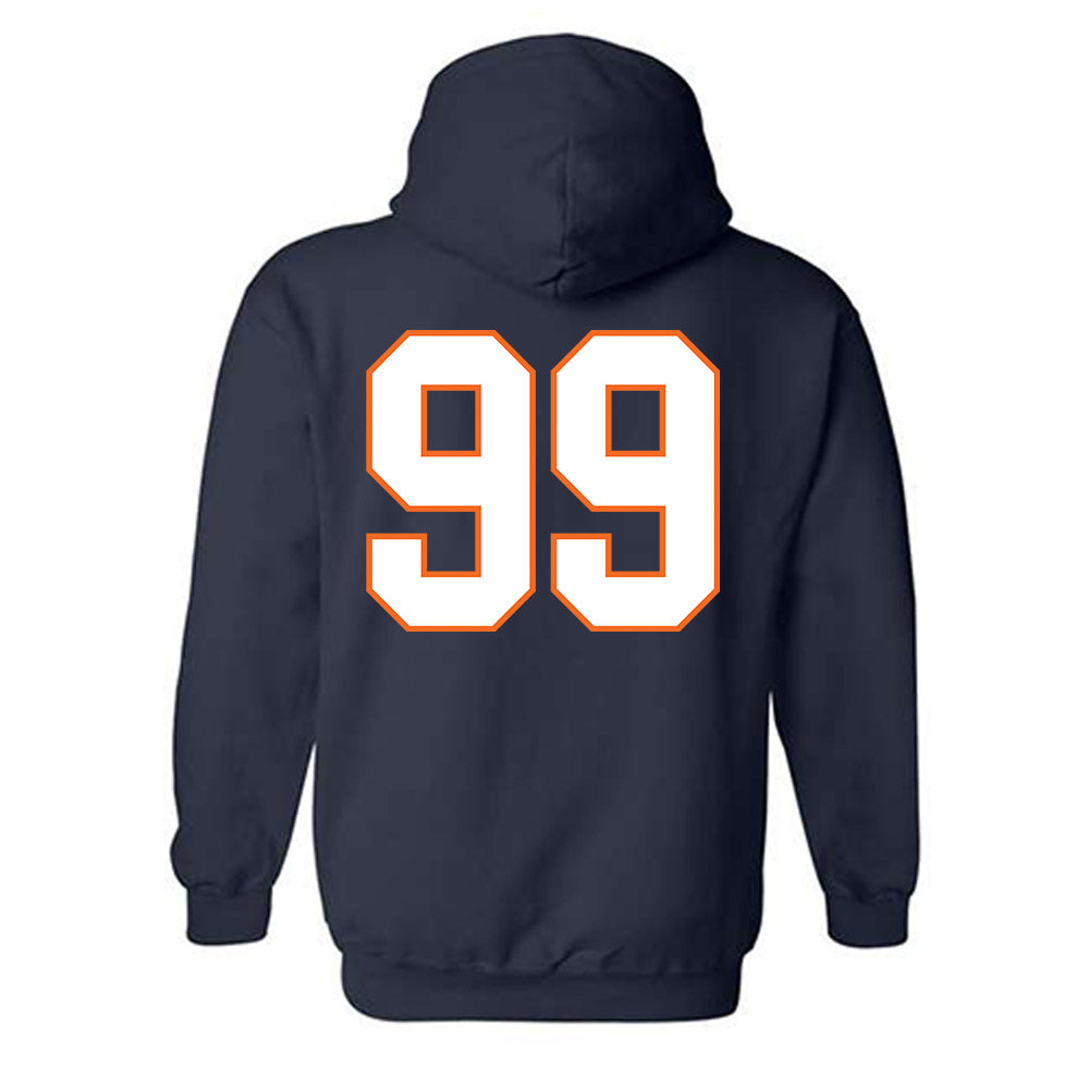 Virginia - NCAA Football : Elijah Slibeck - Hooded Sweatshirt-1