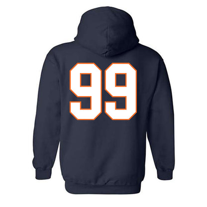 Virginia - NCAA Football : Elijah Slibeck - Hooded Sweatshirt-1