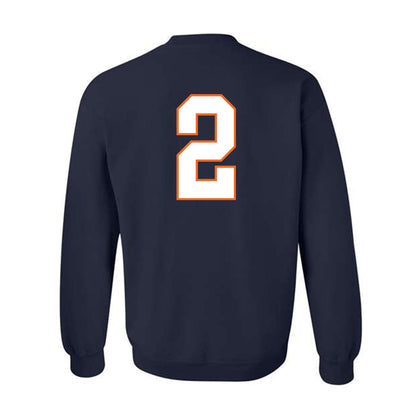 Virginia - NCAA Football : Peyton Lewis - Crewneck Sweatshirt-1