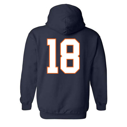 Virginia - NCAA Football : Da'Shawn Martin - Hooded Sweatshirt-1