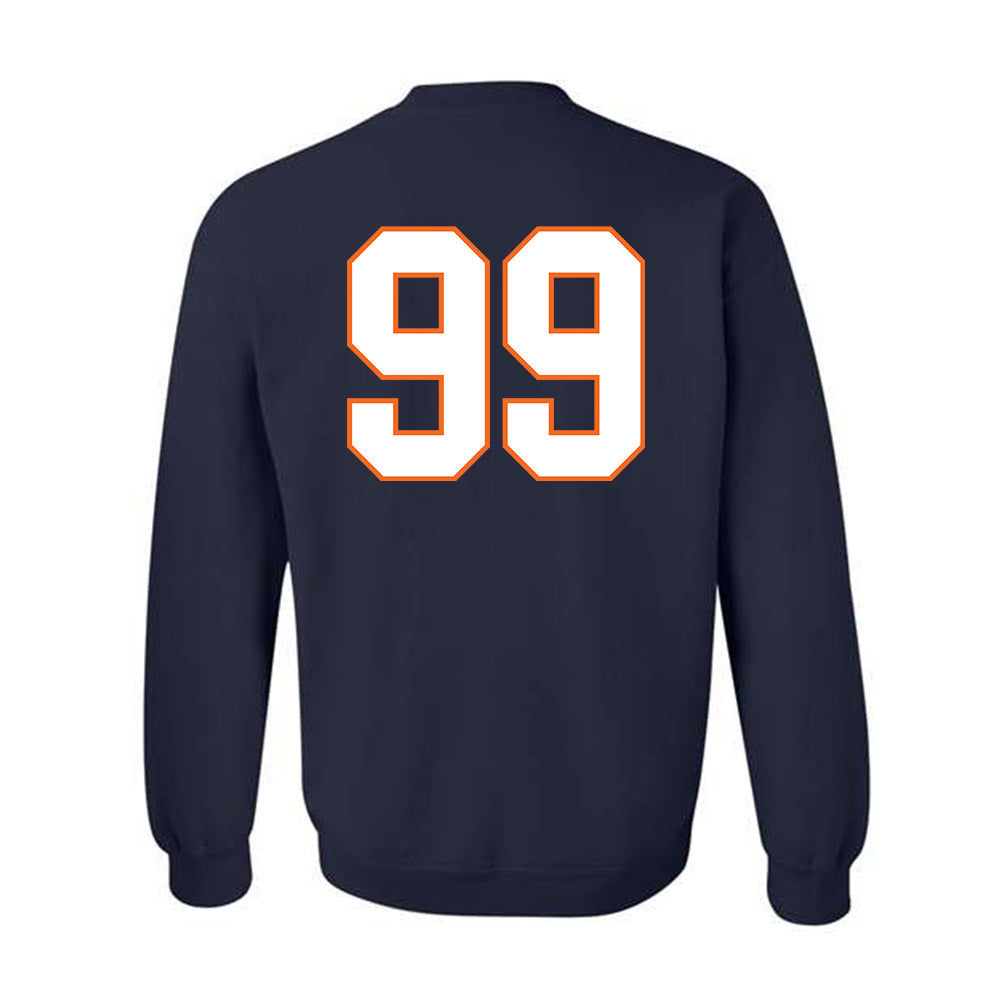 Virginia - NCAA Football : Elijah Slibeck - Crewneck Sweatshirt-1